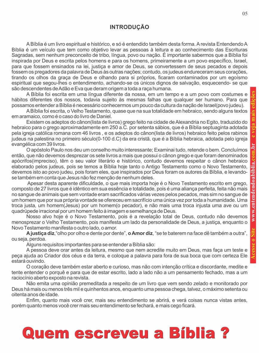 Entendendo A Bíblia - A revista do conhecimento