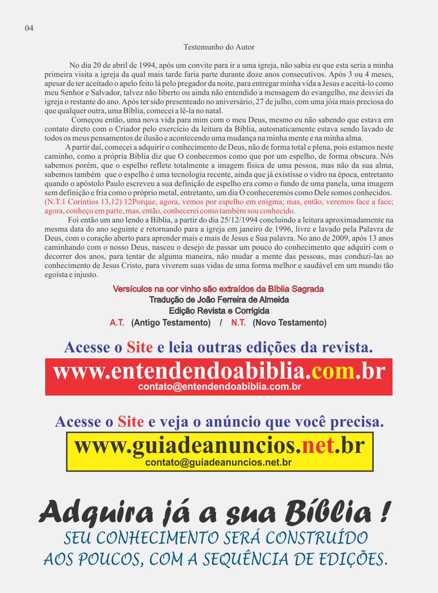 Entendendo A Bíblia - A revista do conhecimento